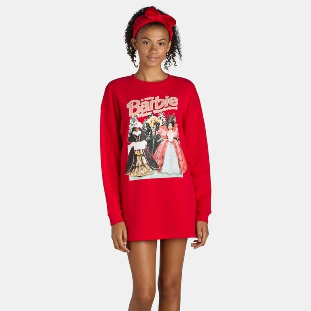 Holiday Barbie Sleep Dress and Headband Set